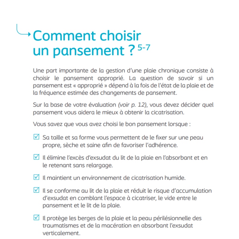 Comment choisir un pansement?